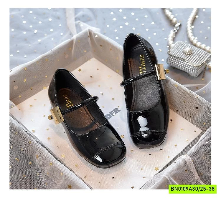 GIÀY BÚP BÊ DA BÓNG TAG VÀNG