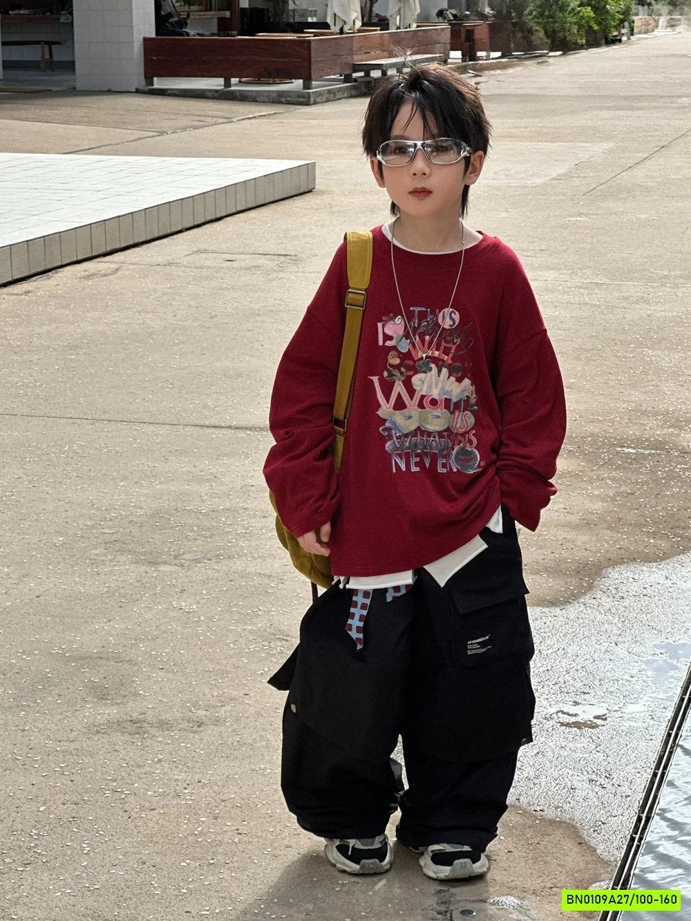 ÁO THUN ĐỎ 6537 IN HÌNH