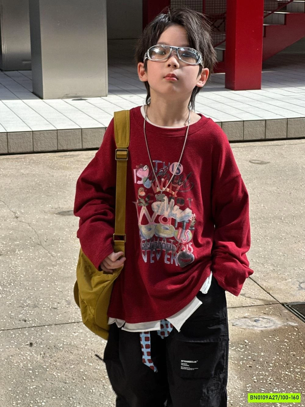 ÁO THUN ĐỎ 6537 IN HÌNH