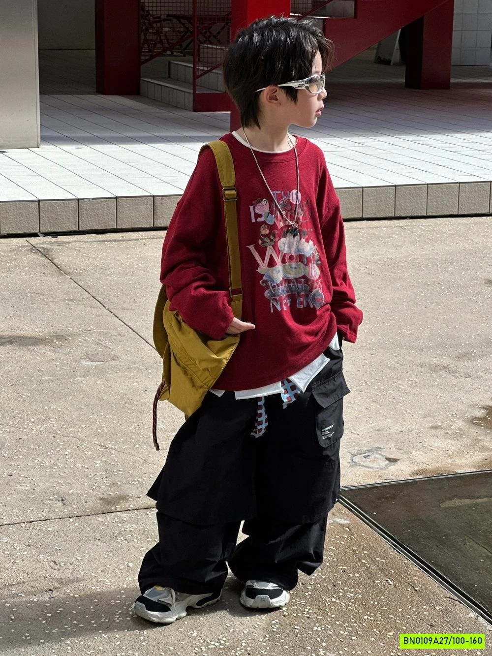 ÁO THUN ĐỎ 6537 IN HÌNH