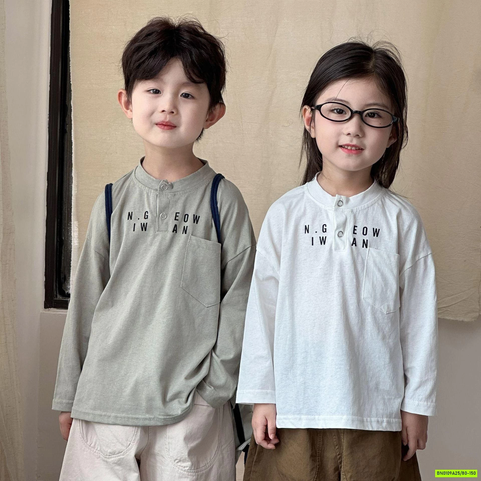 ÁO THUN CỔ TRỤ IN CHỮ