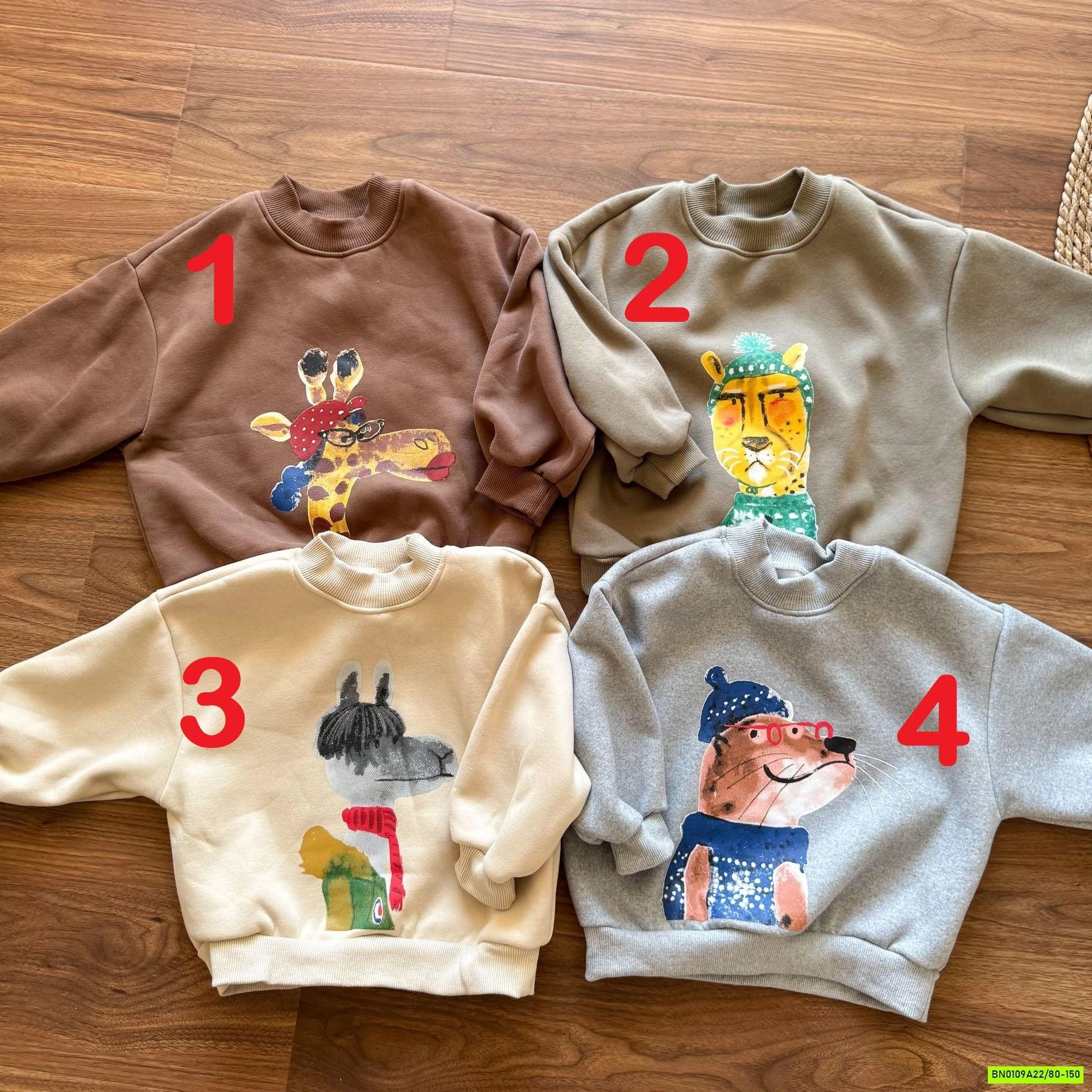 ÁO NỈ BÔNG IN HÌNH