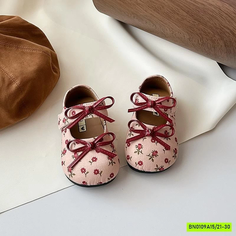 GIÀY BÚP BÊ HOA NHÍ GẮN NƠ