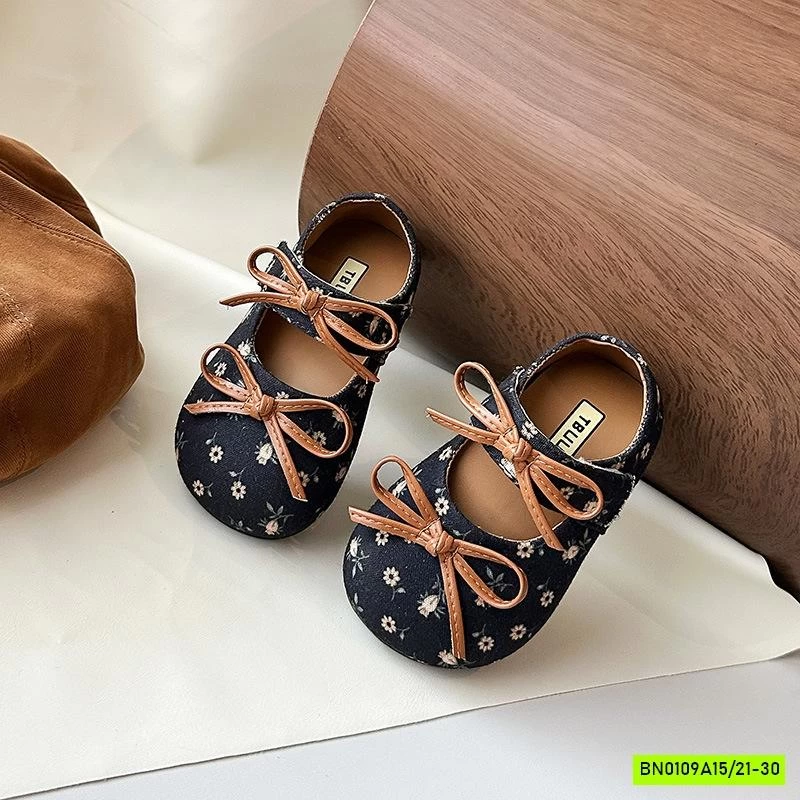 GIÀY BÚP BÊ HOA NHÍ GẮN NƠ