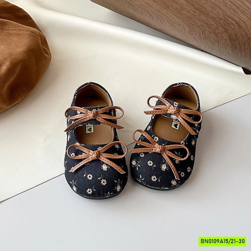 GIÀY BÚP BÊ HOA NHÍ GẮN NƠ