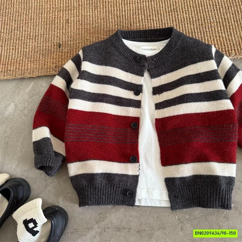 KHOÁC LEN KẺ PHỐI MÀU 7815 MMY