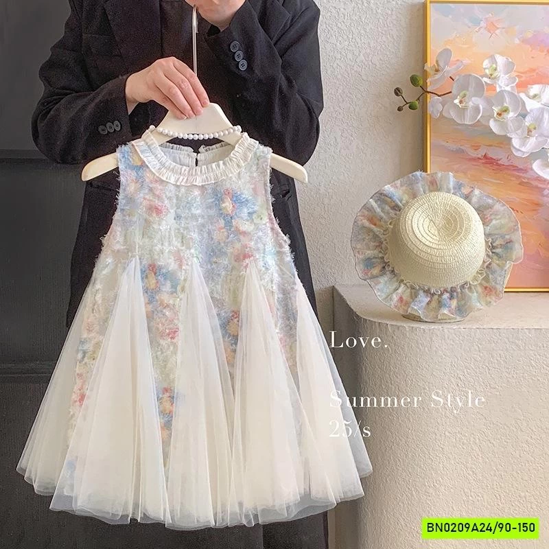 ĐẦM HOA CỔ YẾM PHỐI VOAN