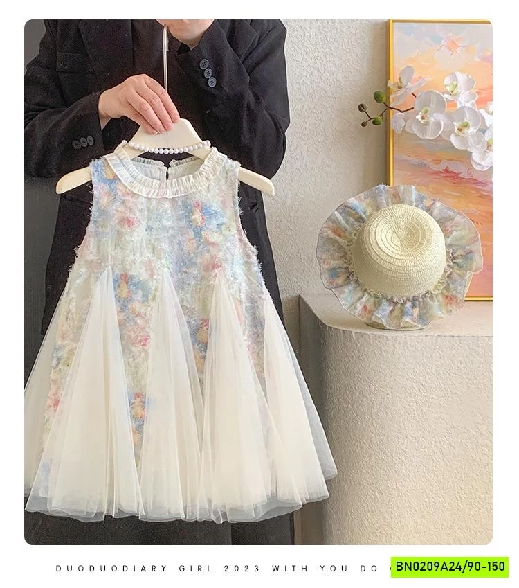 ĐẦM HOA CỔ YẾM PHỐI VOAN