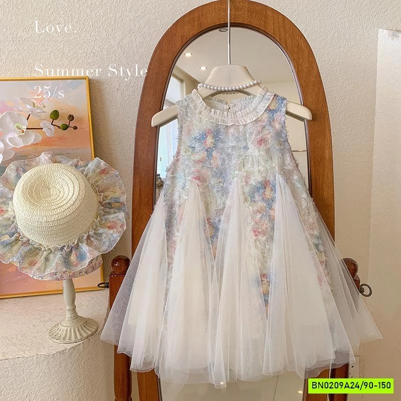 ĐẦM HOA CỔ YẾM PHỐI VOAN