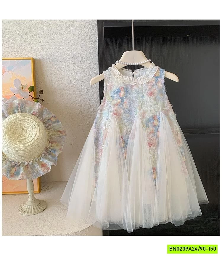 ĐẦM HOA CỔ YẾM PHỐI VOAN