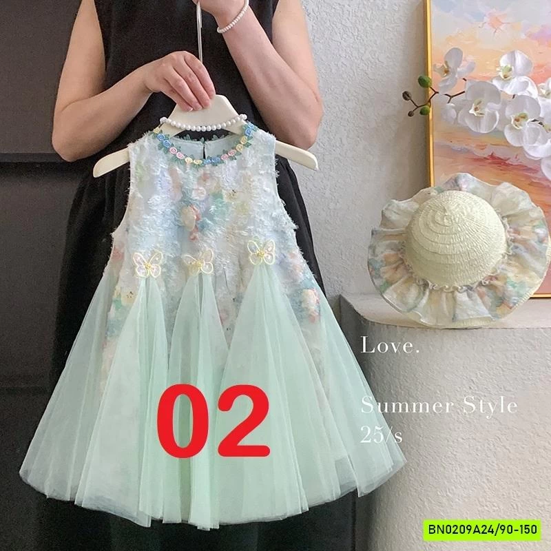 ĐẦM HOA CỔ YẾM PHỐI VOAN