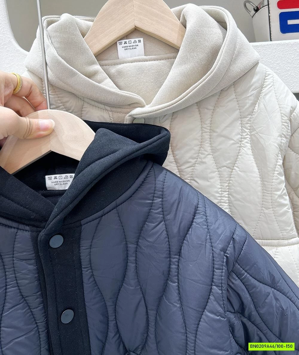 KHOÁC PHAO TRẦN TRÁM LIỀN MŨ COTTON KAKADY