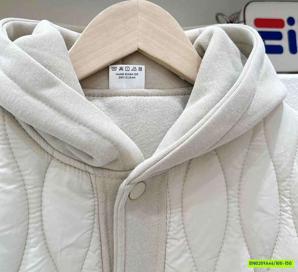 KHOÁC PHAO TRẦN TRÁM LIỀN MŨ COTTON KAKADY