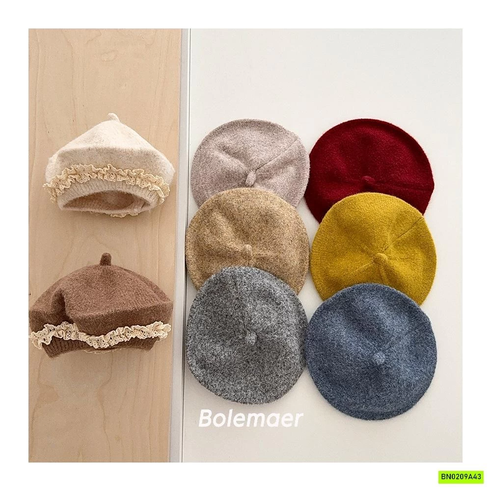 MŨ NỒI LEN VIỀN REN