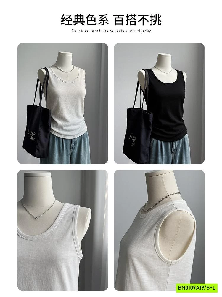 ÁO THUN GIẤY SÁT NÁCH CỔ TRÒN