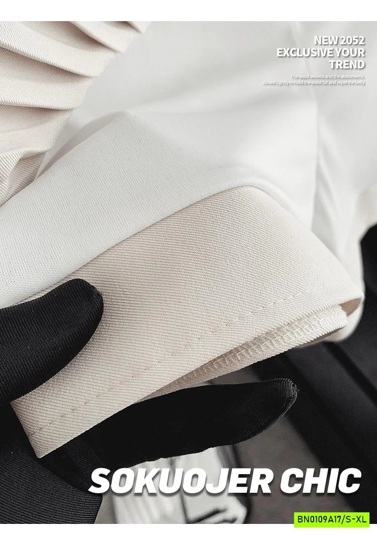 CHÂN VÁY DẠ XẾP LY NHỎ GEN BỤNG