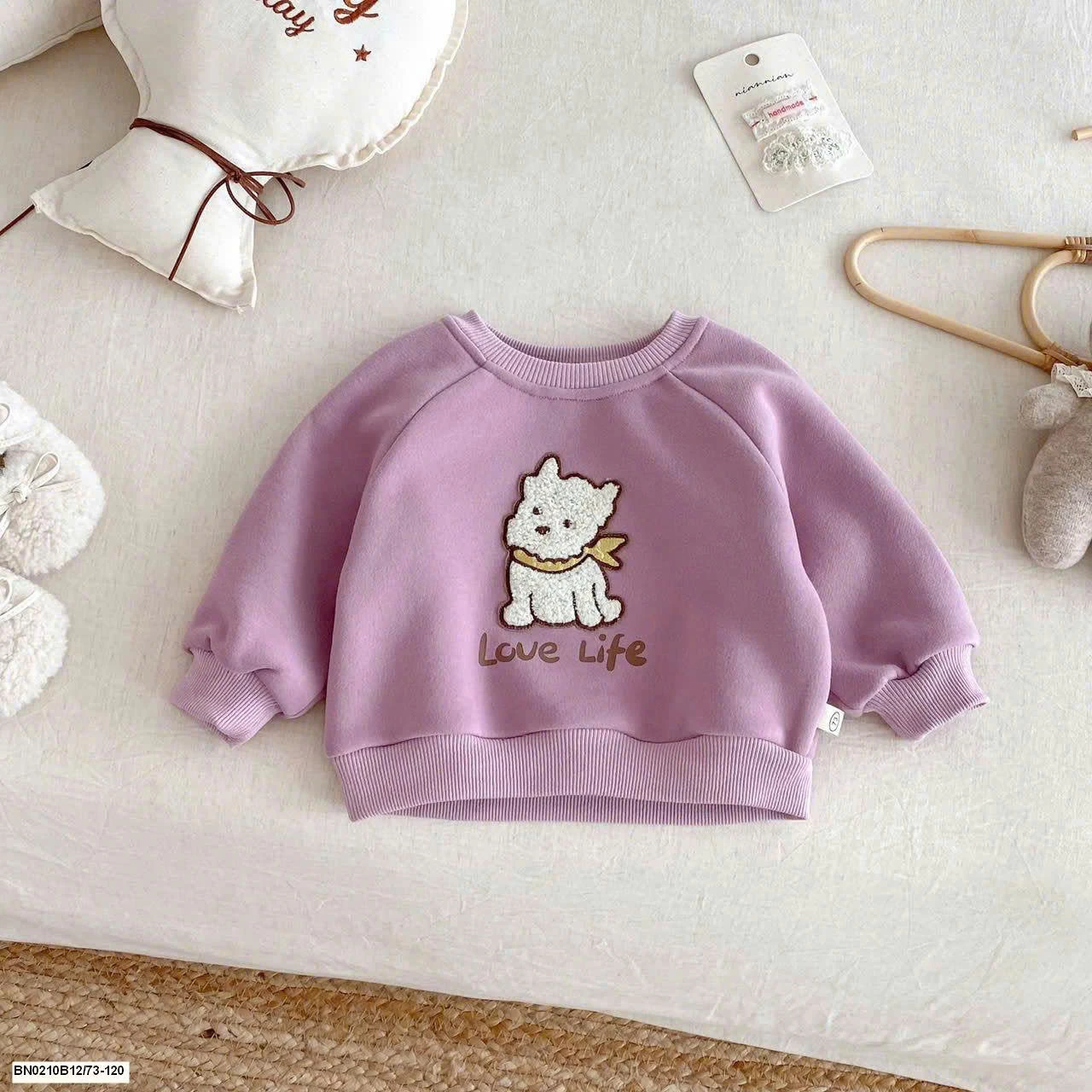 ÁO NỈ HOẠT HÌNH CHO BÉ