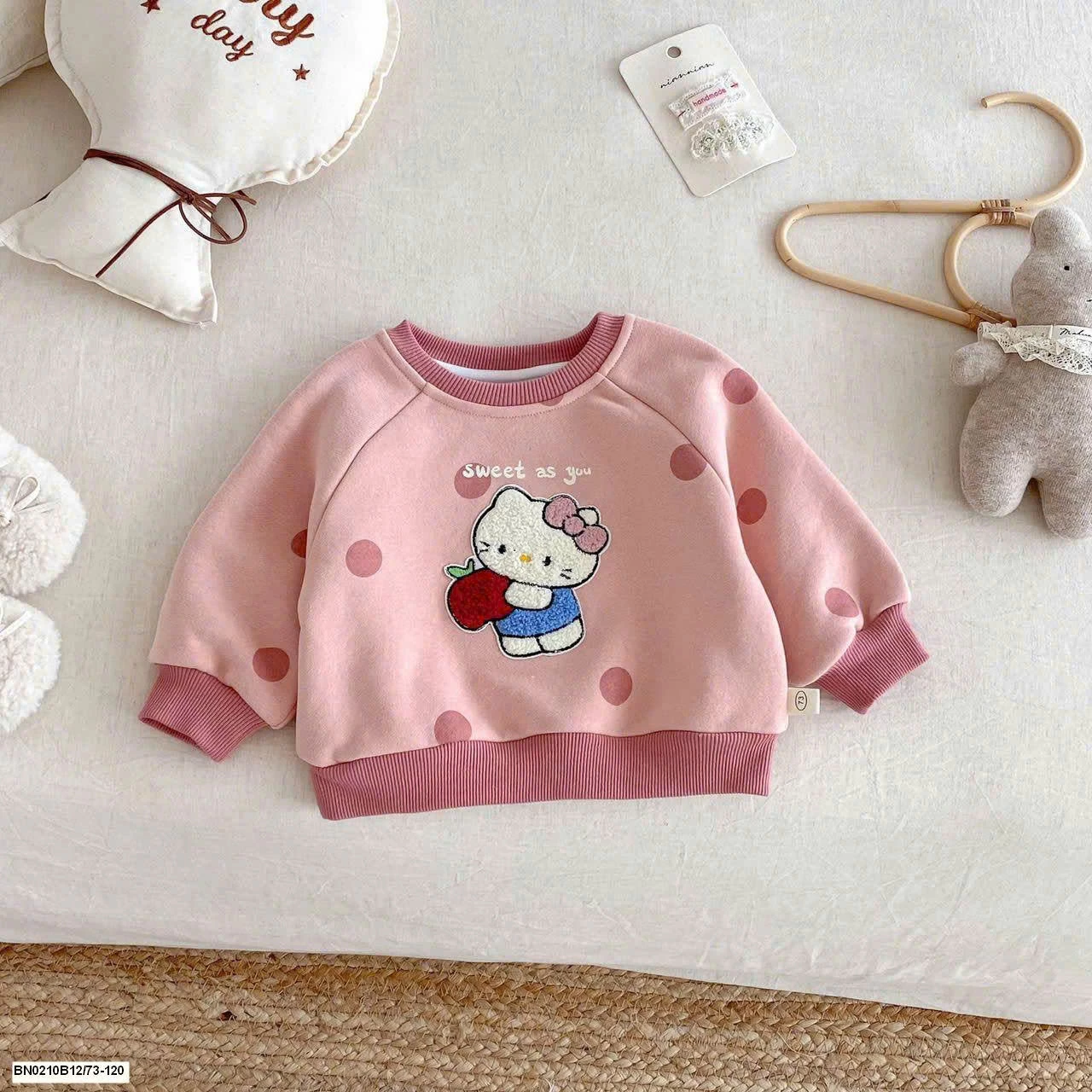 ÁO NỈ HOẠT HÌNH CHO BÉ