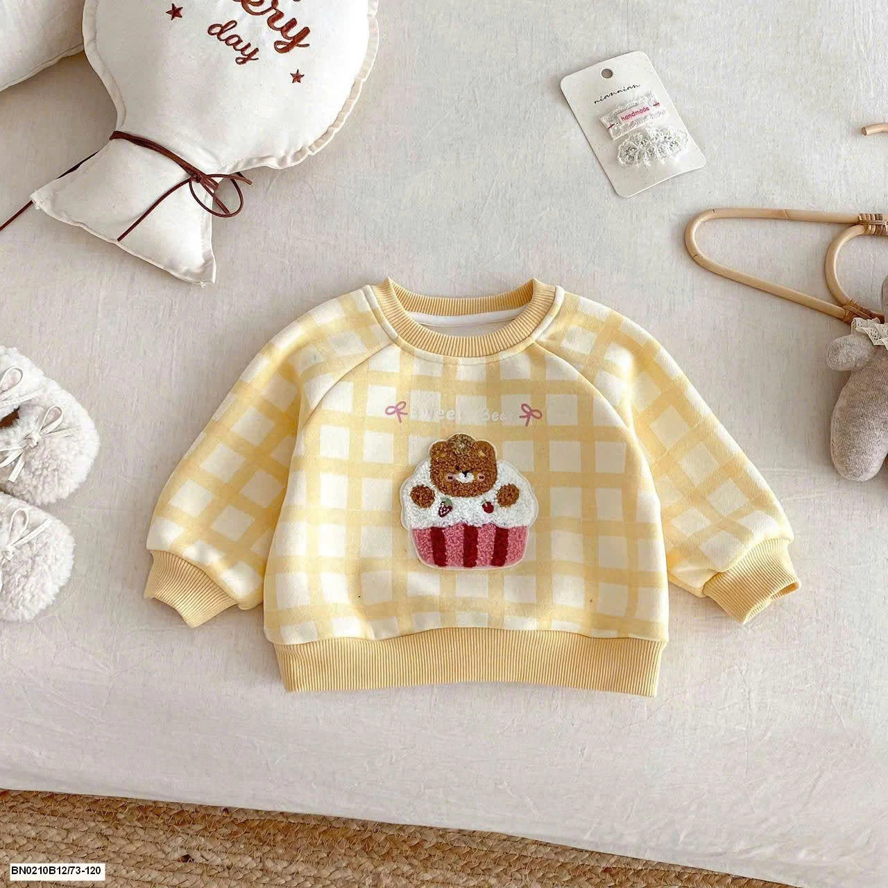 ÁO NỈ HOẠT HÌNH CHO BÉ