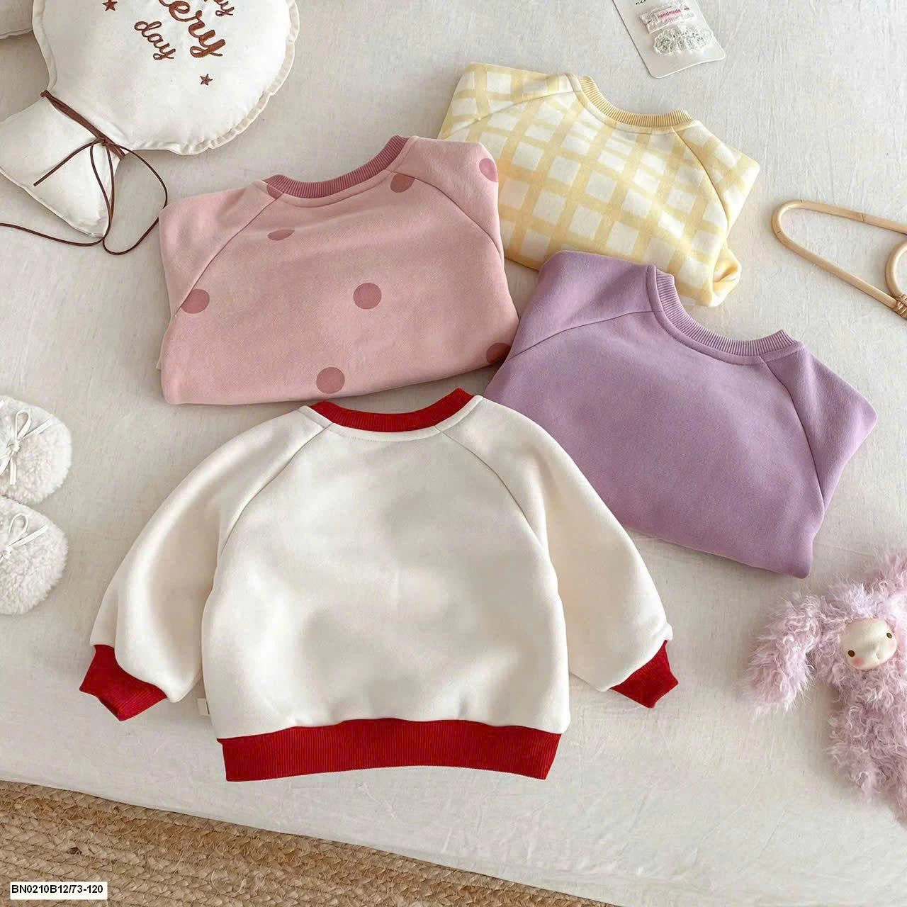 ÁO NỈ HOẠT HÌNH CHO BÉ