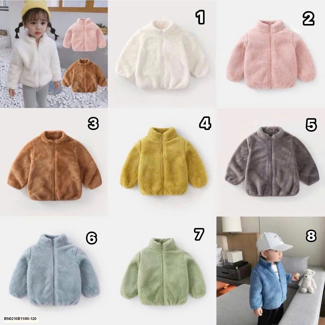 ÁO KHOÁC LÔNG CHO BÉ