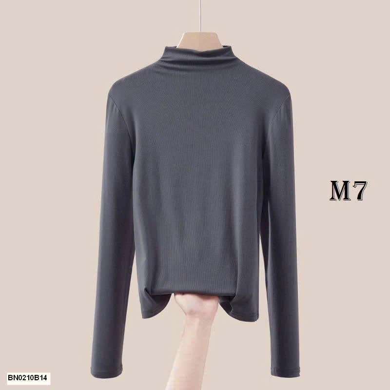 ÁO GIỮ NHIỆT NỮ TRƠN MẦU