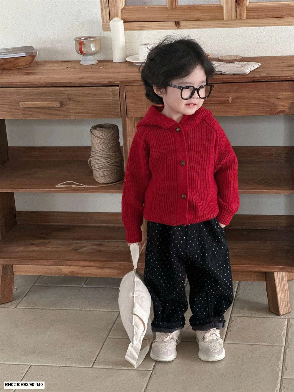 ÁO LEN DỆT TRƠN MÀU LIỄN MŨ CHO BÉ