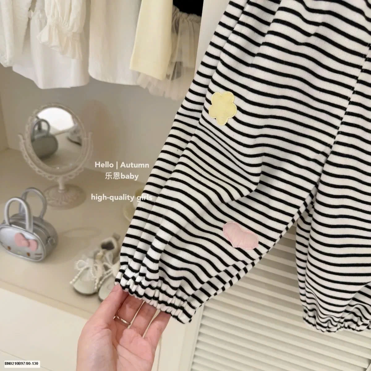 SET ÁO NỈ NƠ  MÈO XÁM