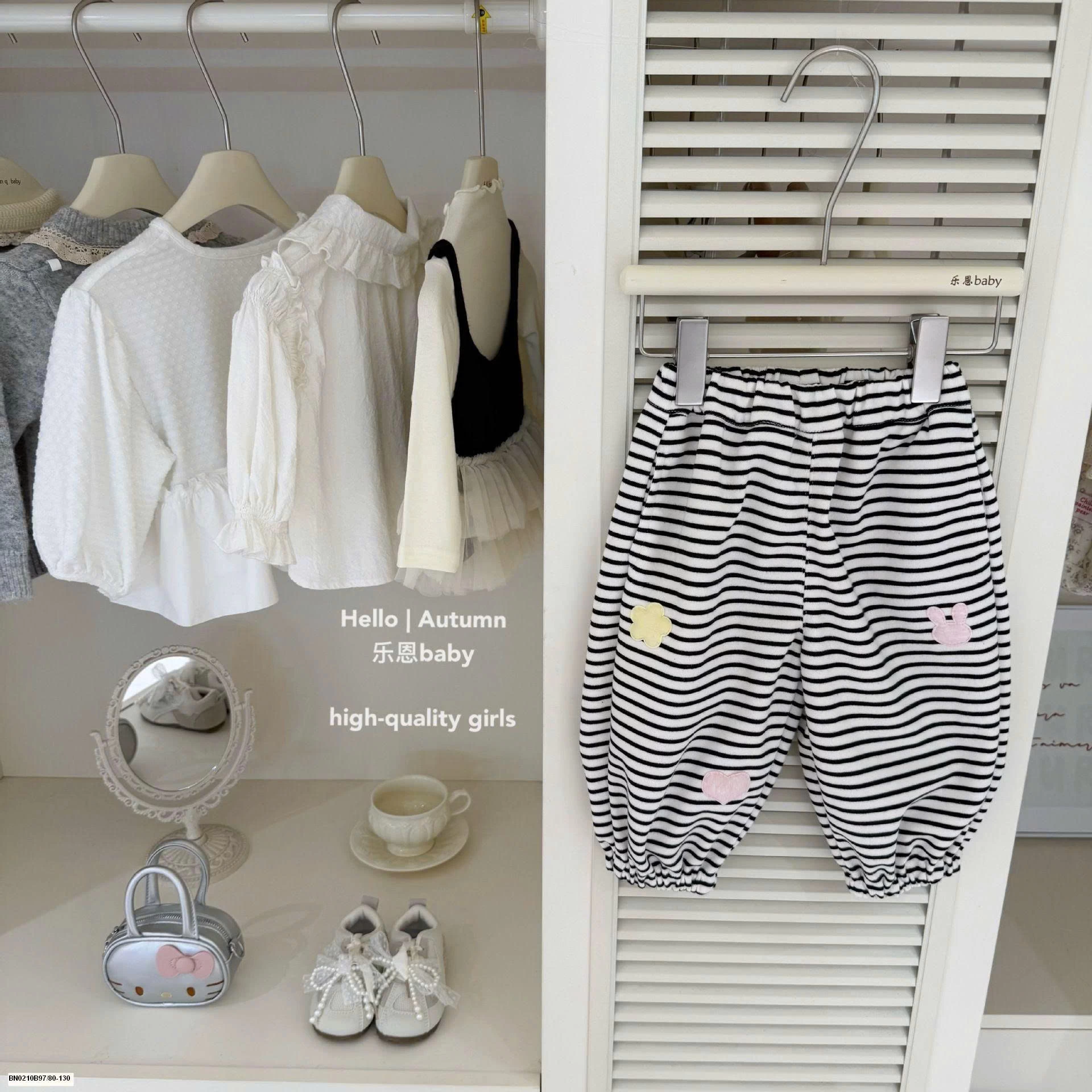 SET ÁO NỈ NƠ  MÈO XÁM