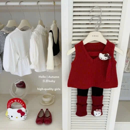 SET ÁO KITTY MIX QUẦN LEGGING BG