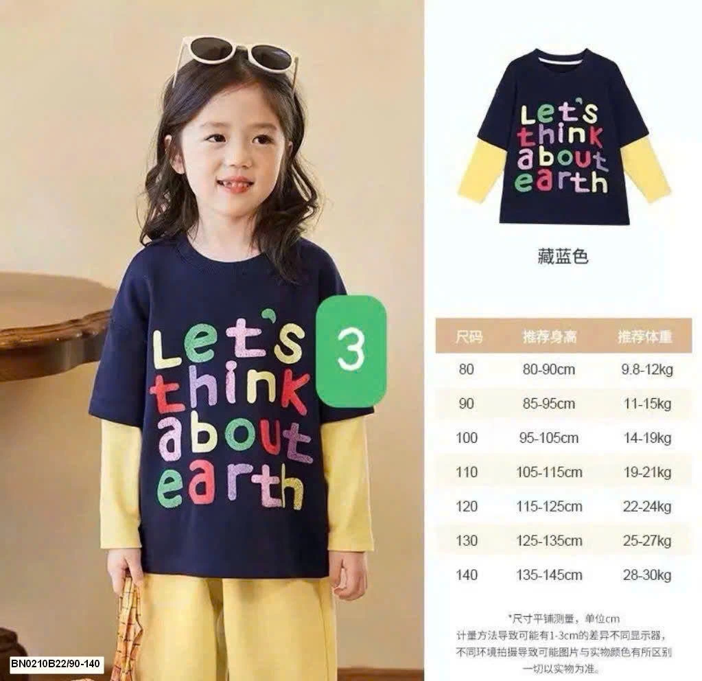 ÁO THU ĐÔNG BÉ GÁI NHÀ NINGLI