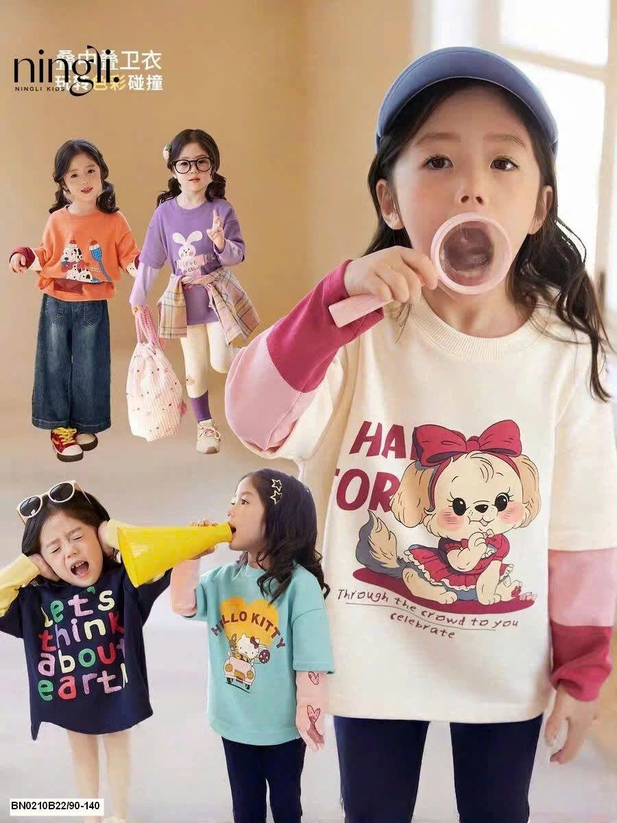 ÁO THU ĐÔNG BÉ GÁI NHÀ NINGLI