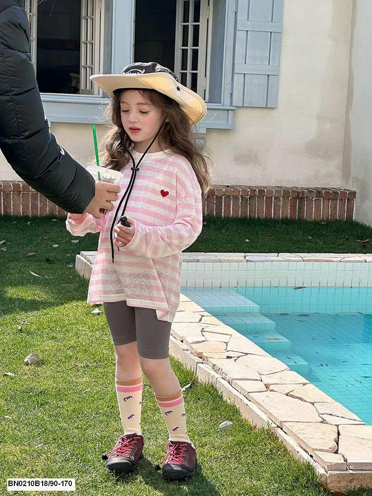 ÁO THUN KẺ DÀI TAY AMBB  25B065