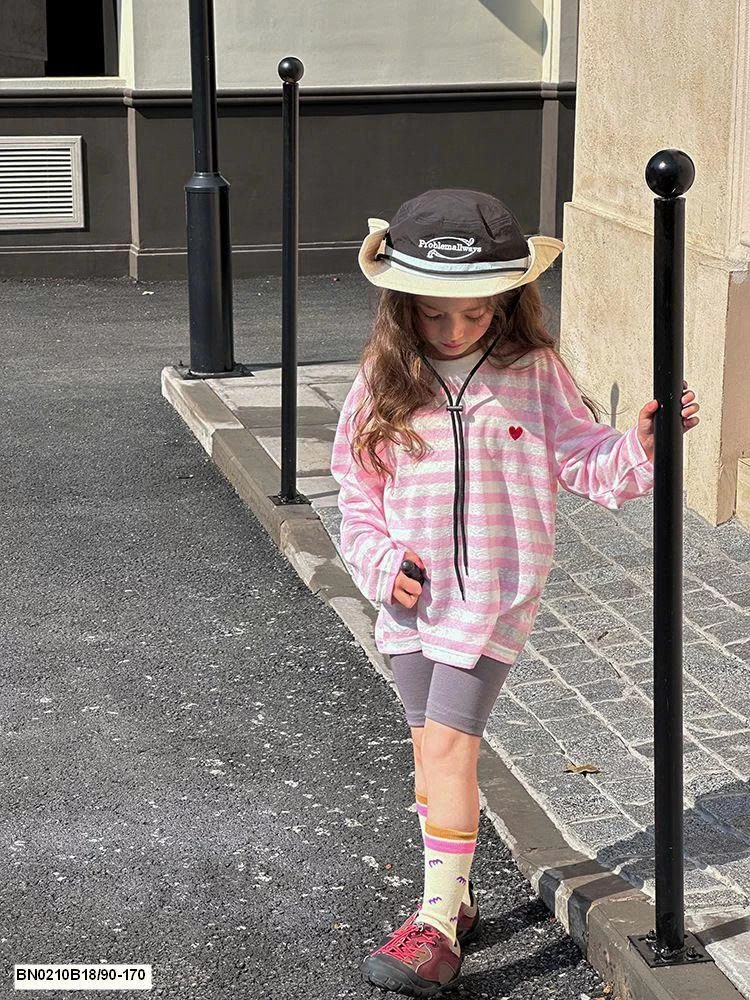 ÁO THUN KẺ DÀI TAY AMBB  25B065