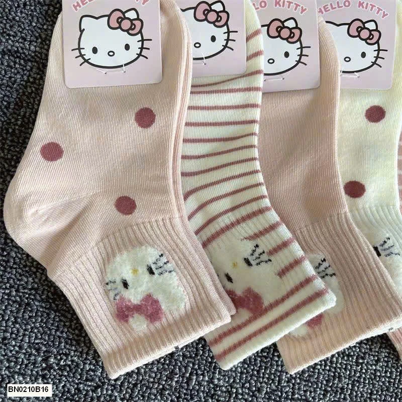 SET 5Đ TẤT KITTY BÉ GÁI