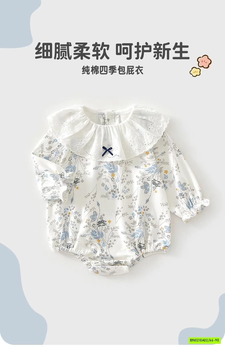 BODY HOA CỔ BÈO GẮN NƠ