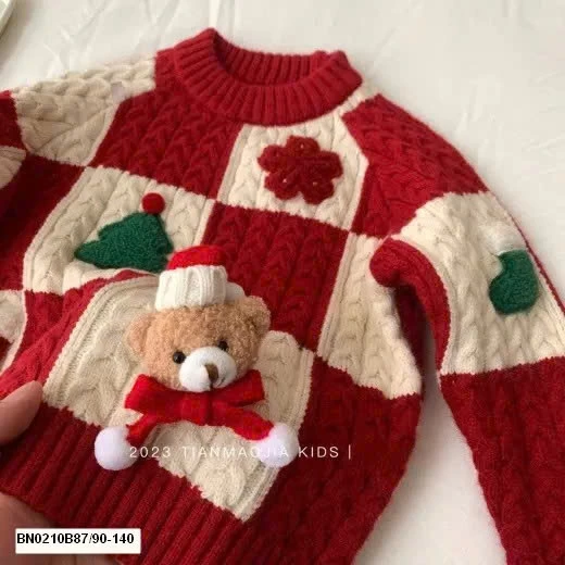 ÁO LEN NOEL CHO BÉ NHÀ Ningli