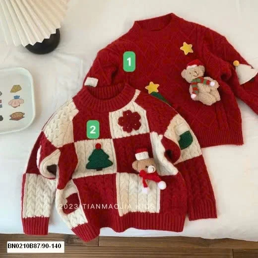 ÁO LEN NOEL CHO BÉ NHÀ Ningli