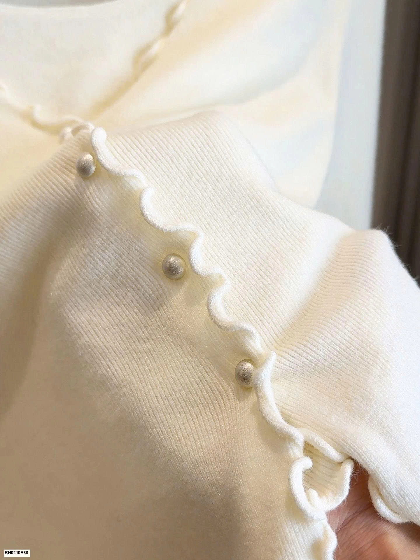 ÁO LEN DỆT KIM VIỀN BÈO GIẢ 2 MẢNH ANNA