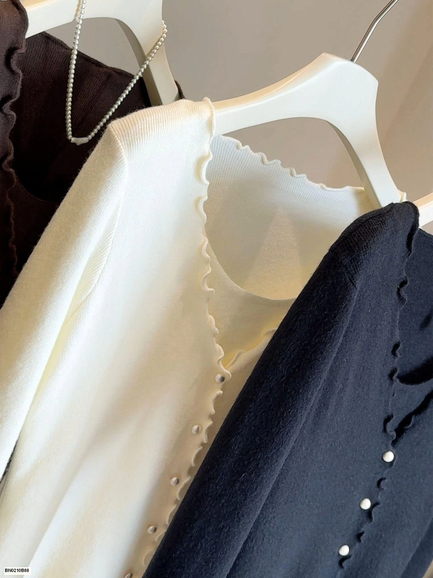 ÁO LEN DỆT KIM VIỀN BÈO GIẢ 2 MẢNH ANNA