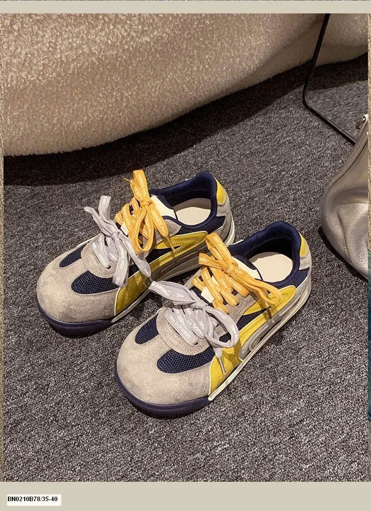 GIÀY THỂ THAO ĐẾ BÁNH MỲ PHỐI MÀU