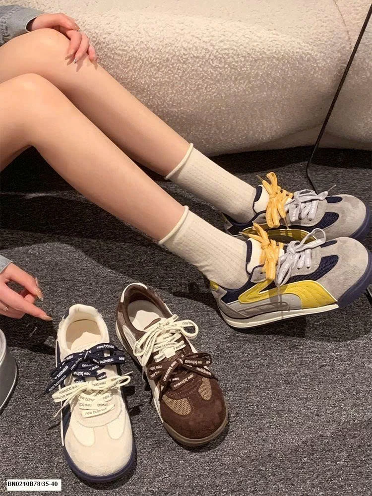 GIÀY THỂ THAO ĐẾ BÁNH MỲ PHỐI MÀU