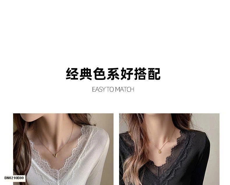 ÁO THUN DÀI TAY PHỐI REN