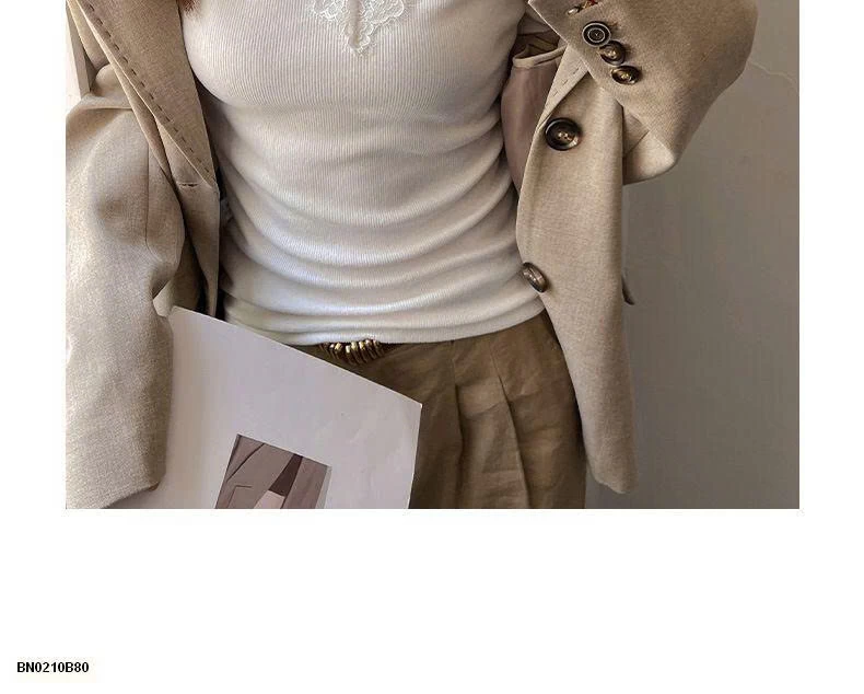 ÁO THUN DÀI TAY PHỐI REN