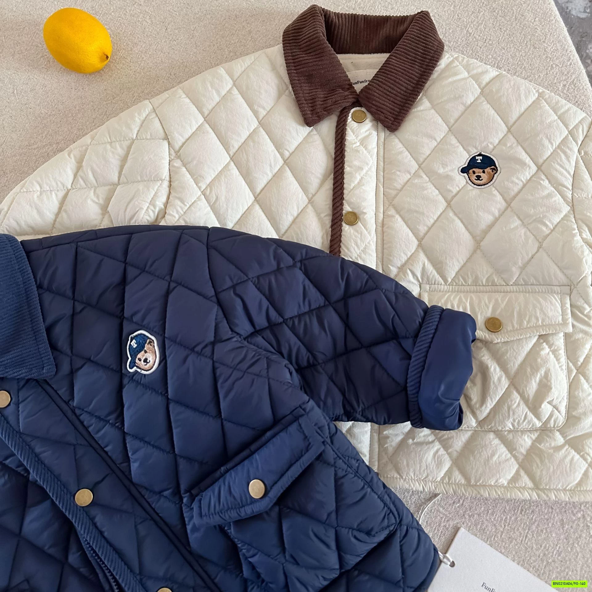 KHOÁC TRẦN TRÁM LOGO GẤU MMGGBABY