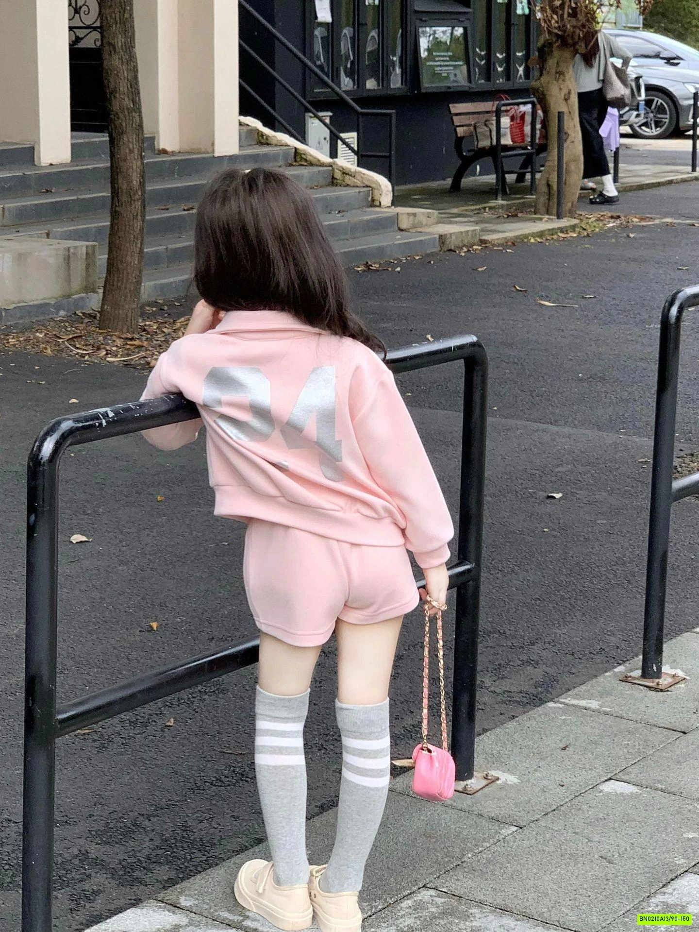 SÉT ÁO KHOÁC+SHORT HỒNG