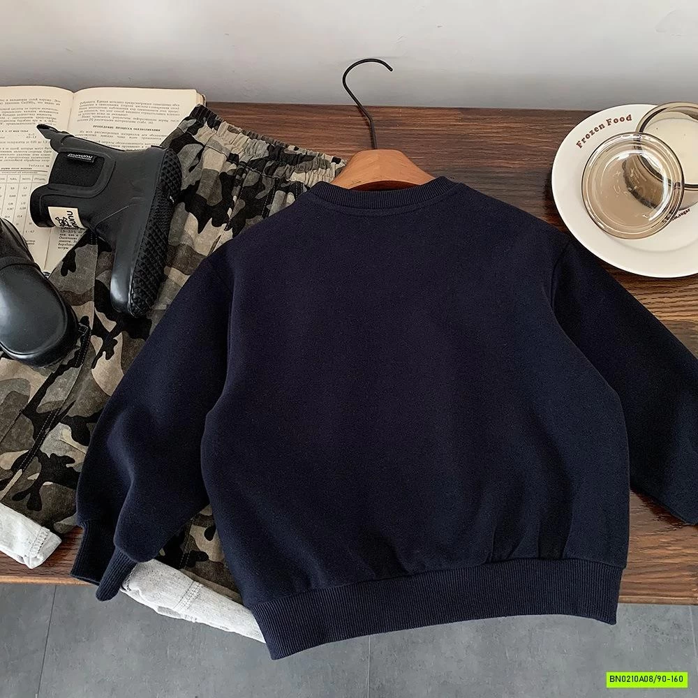 ÁO NỈ IN CHỮ TONE TỐI