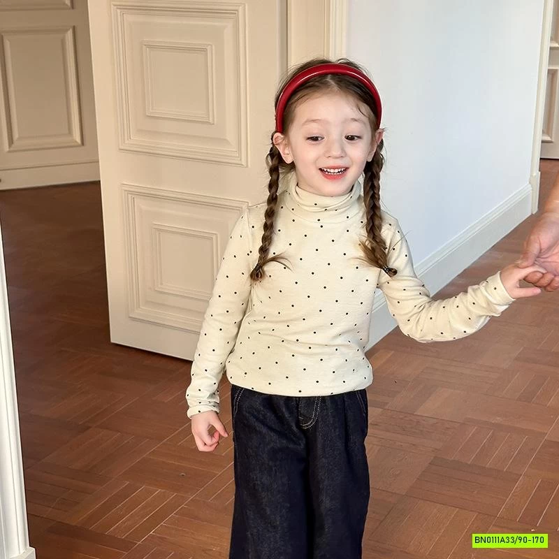 ÁO GIỮ NHIỆT CHẤM BI 24Z007 AMBB