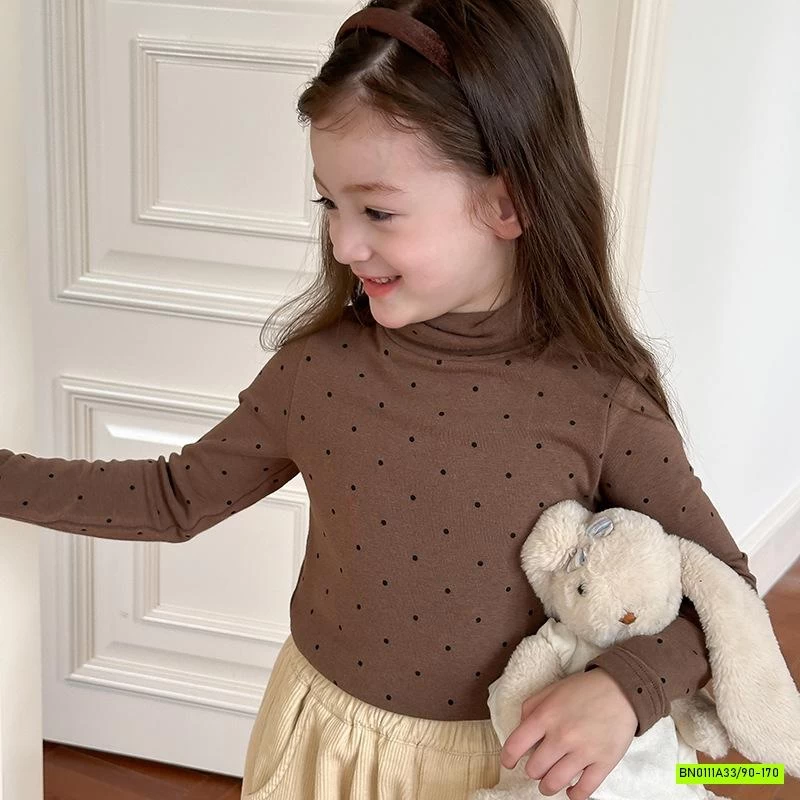 ÁO GIỮ NHIỆT CHẤM BI 24Z007 AMBB