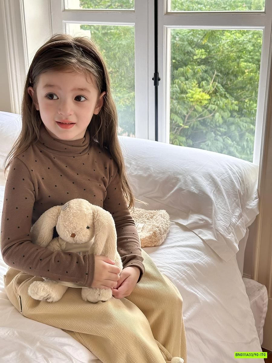 ÁO GIỮ NHIỆT CHẤM BI 24Z007 AMBB